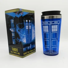 Высококачественная кофейная чашка Doctor Dr. Who Tardis из нержавеющей стали, внутренняя Термокружка Thermomug, 450 мл