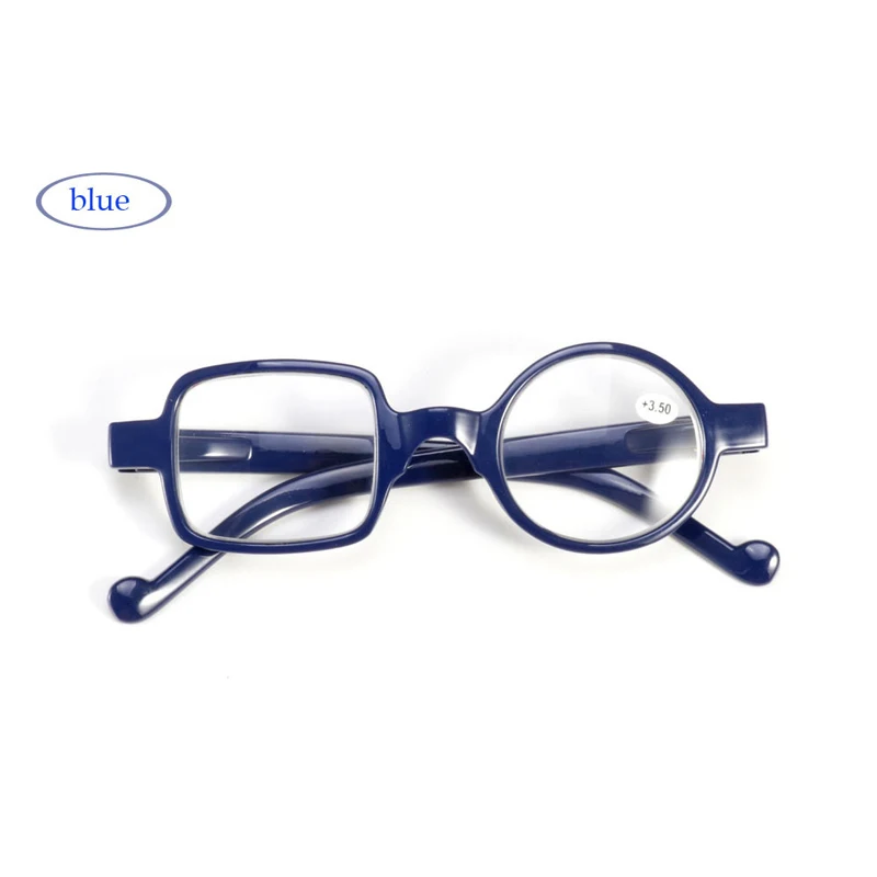Zilead круглые и квадратные Асимметричные очки для чтения для женщин и мужчин, очки для пресбиопии из смолы, очки для дальнозоркости+ 1,0 до+ 4,0 унисекс