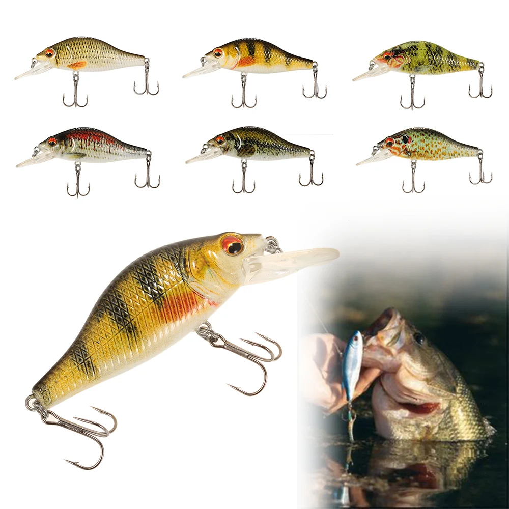 

Lixada 3D eyes Fishing Lure Sea Swimbait Crankbait Bait 8.5cm/10g Isca Fish Lures With 2 Hooks Fishing Tackle Tool Pesca Cebo