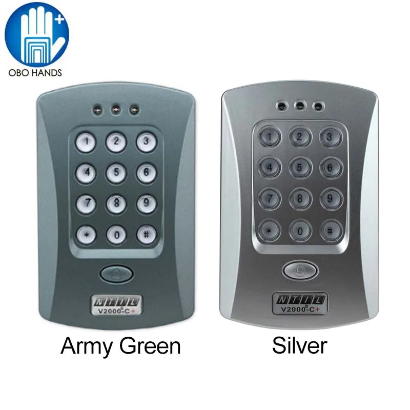 DC 12V Single Door Entry Access Control Keypad RFID Card Reader Access