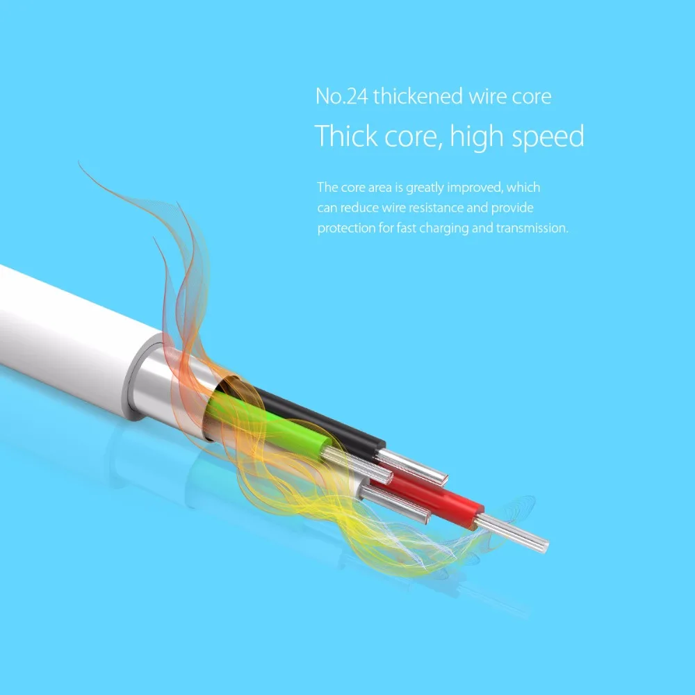  ORICO Premium Kabel für iPhone Beleuchtung zu USB Kabel Lade USB Kabel Sync für iPhone 6 7 8 Weiß 1