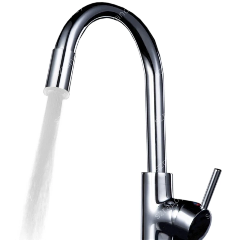 Luxury LED Brass Waterfall Tap Aerator for Bathroom Faucetin Basin