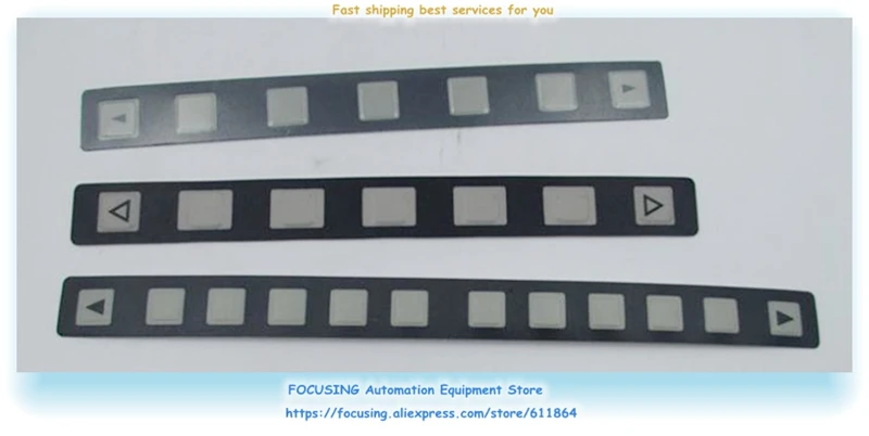 

A98L-0001-0519 12 key / 7 key for CNC HMI operate Keyboard Button 200MM Membrane New