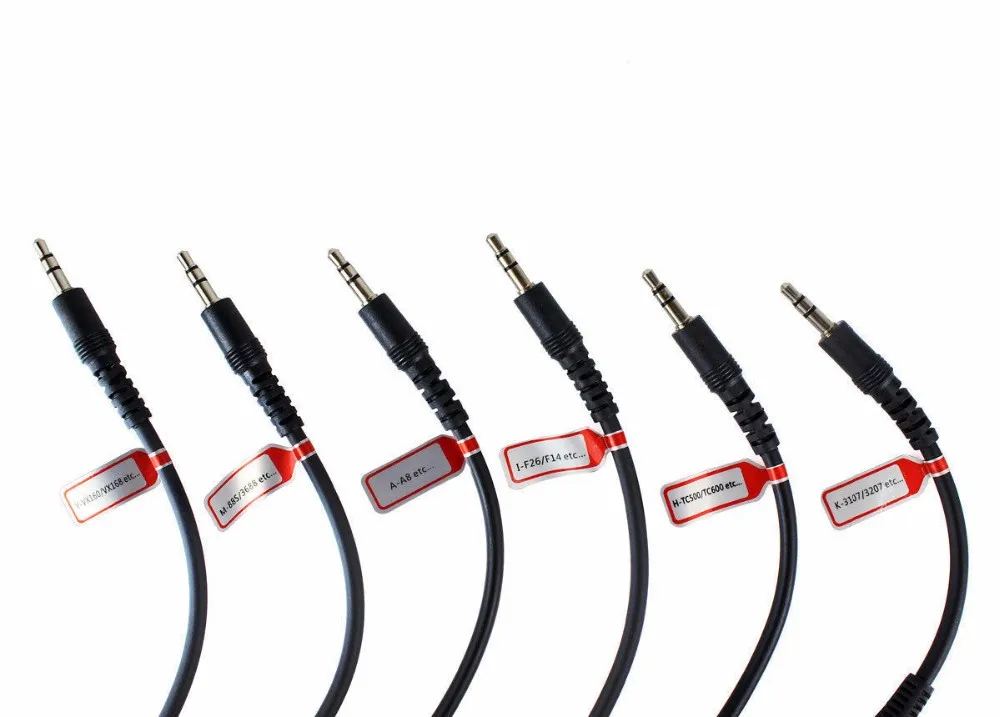 10 шт. 6 в 1 USB кабель для программирования Motorola YAESU HYT ICOM BAOFENG KENWO двухстороннее радио