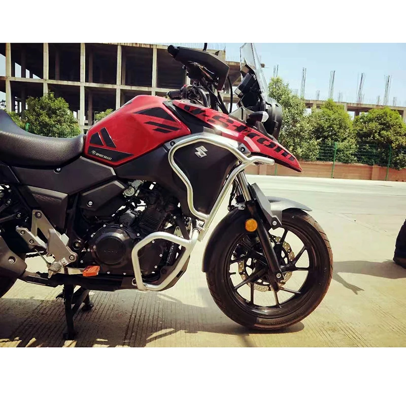 Для Suzuki V-Storm DL250 мотоцикл ремонт бак защита двигателя защита краш-бары рамка V STORM DL 250 верхний и нижний