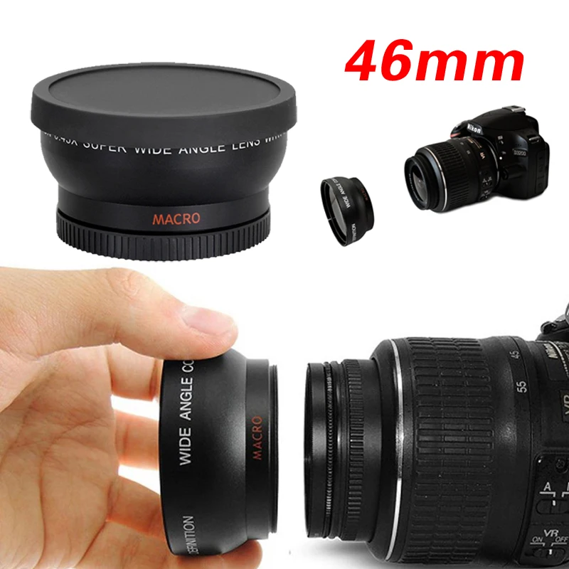46Mm 0.45X Super Macro Grandangolare Fisheye Macro Fotografia Lens Per Canon Nikon Sony Pentax Dslr Slr 46 Mm Discussione Lente