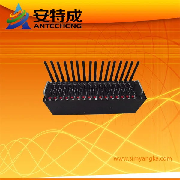Factory GSM Wavecom Q2406 USB 16 Ports Modem Pool Bulk SMS gsm modem wavecom usb sim