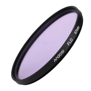 

Andoer Filter Kit 67mm UV + CPL+ FLD Circular Polarizer Filter Fluorescent Filter for Nikon Canon Pentax Sony DSLR Camera w/ Bag