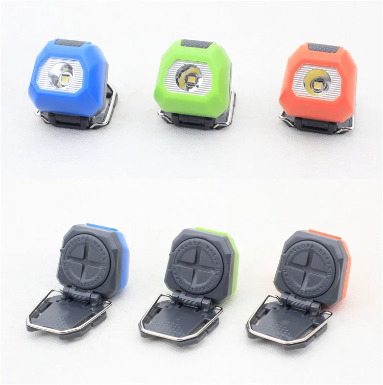 

Hot Sale 3 Color Smallest Multifunction Mini Clip Waterproof Lamp Headlight 0-90 Degrees Headlamp Tactics Helmet Hat Lights