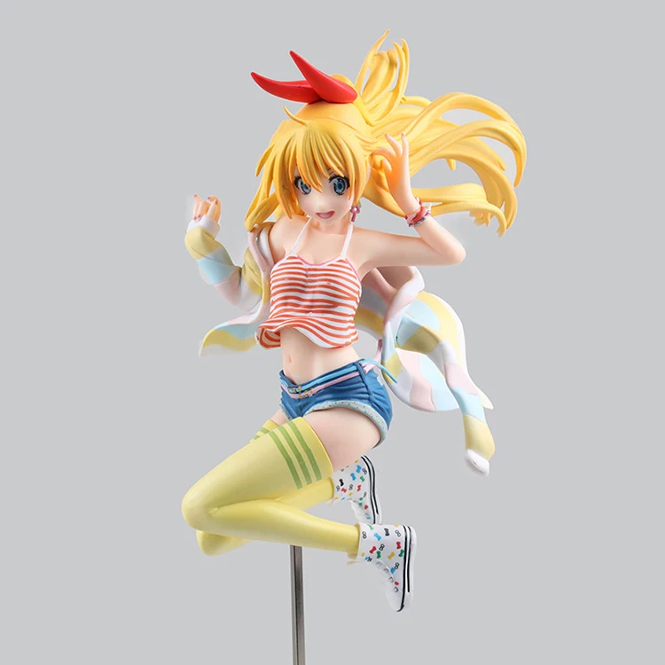 Новая Аниме Фигурка 23 см Nisekoi Kirisaki Chitoge 1/8 масштаб предварительно окрашенная ПВХ фигурка Коллекционная модель Рождественский подарок B19