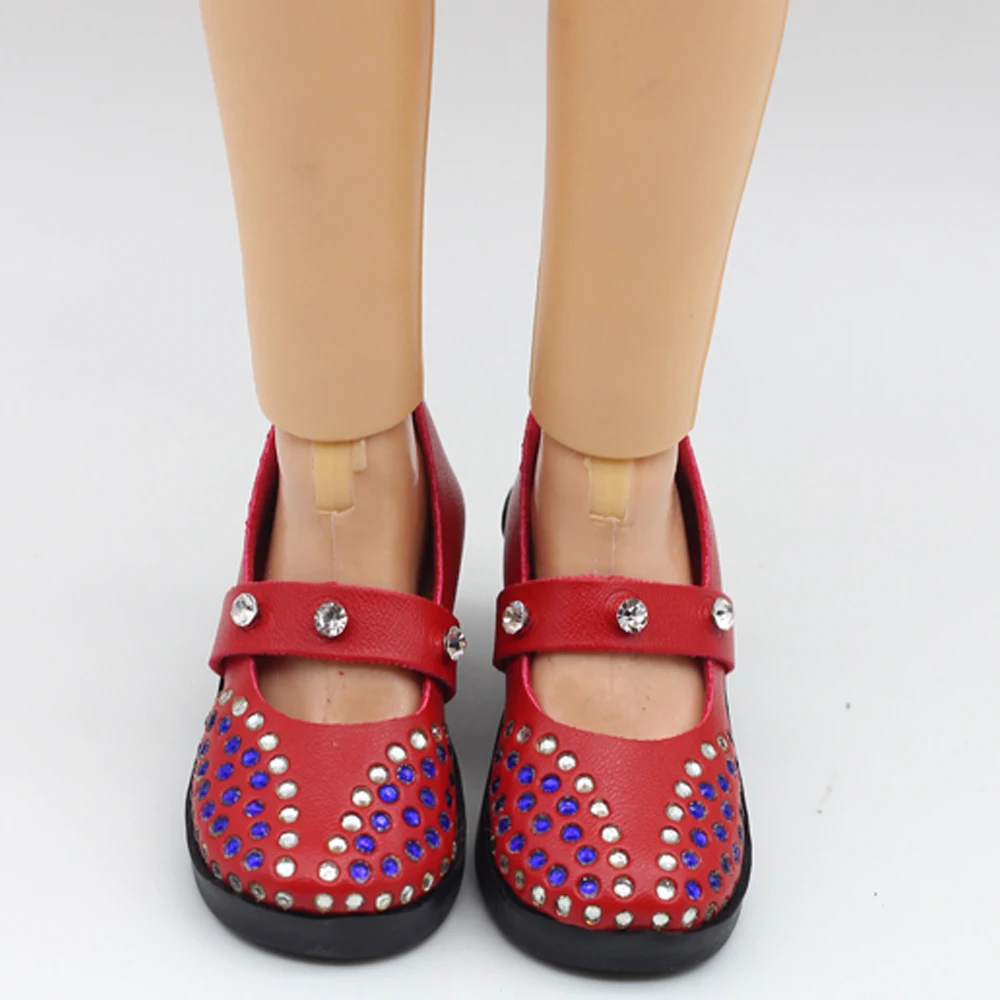 7,8 см мини-обувь из искусственной кожи со стразами, подходит для 60 см, 1/3 обувь для кукол BJD SD, кукольная обувь