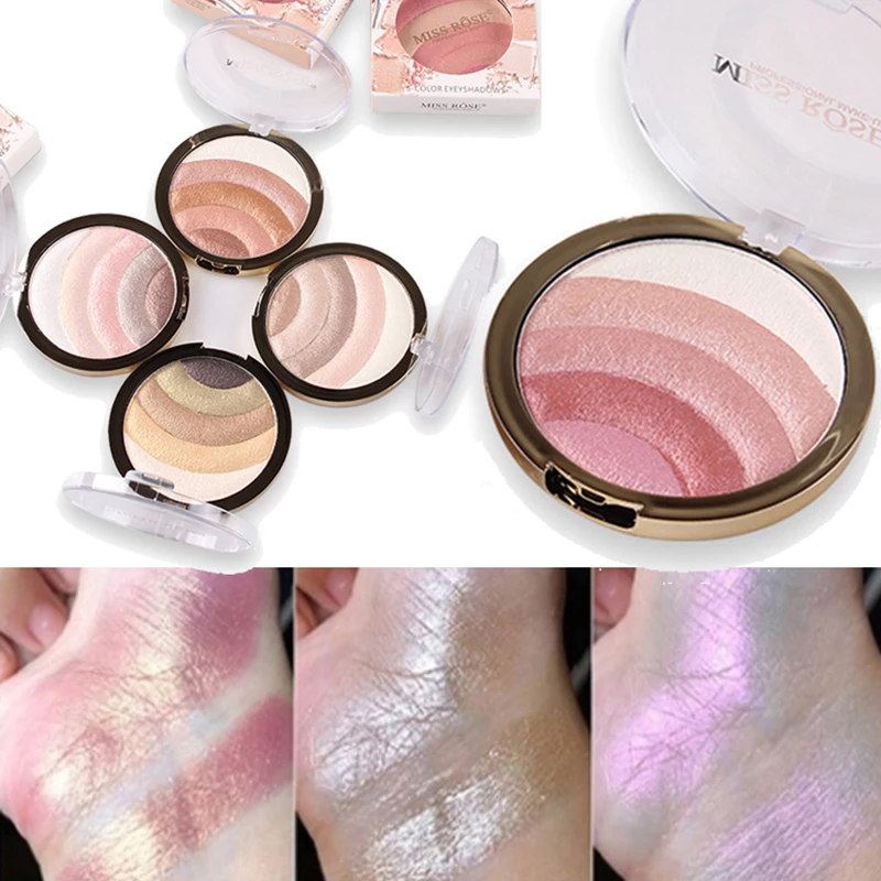 

Face Highlighter Concealer Lasting Illuminator Makeup Palette Contour Bronzer High Lighter Body Shimmer Baking Powder
