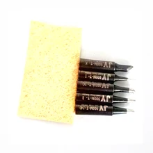 5 шт./лот JY черный бессвинцовый паяльник наконечники 900M-T для Hakko 936 fx888/888D SAIKE 909D/852 CXG 936d