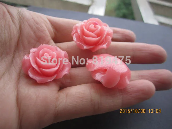 5 шт. бусины из искусственных кораллов 25 мм|bead cabochon|flower beadscoral beads |