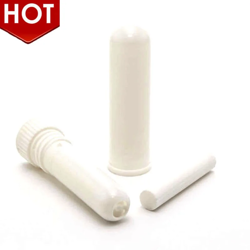

1000Pcs Blank Aromatherapy Nasal Inhaler Tubes for Essential Oil Comes with Cotton Wicks, Refillable, Dropper