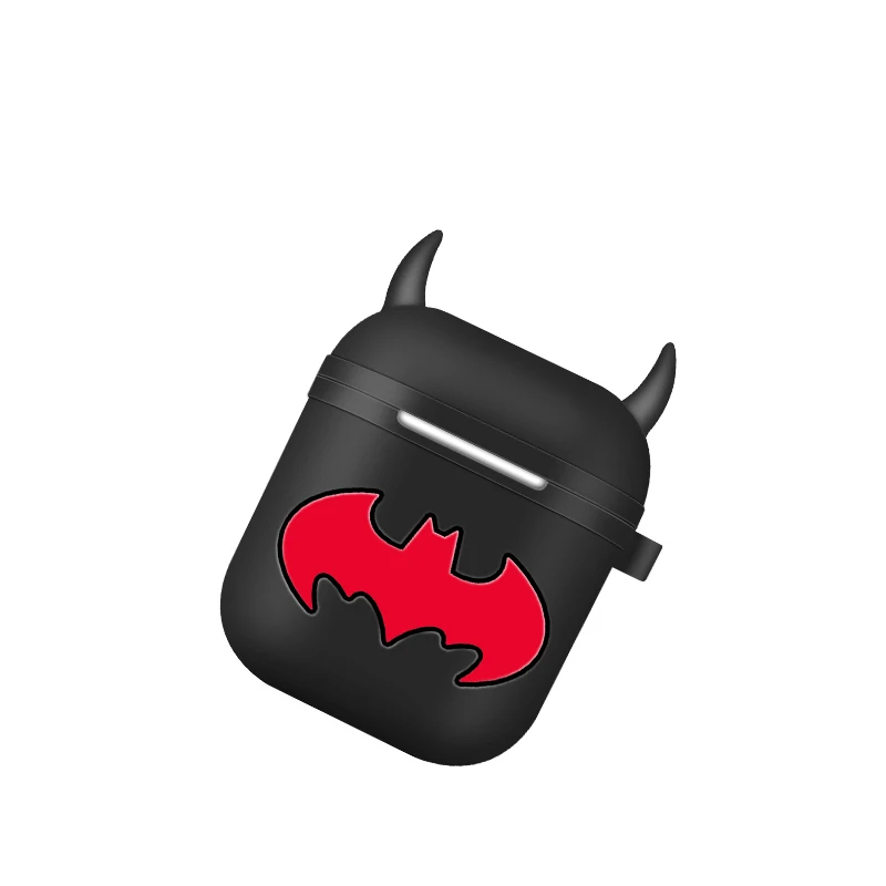 

earphone cover Cases for airpods/i9S/i10/i10s/i10 max/i11/i12/i13 Tws silicone cover Batman Decor Anti-fall dustproof Shockproof