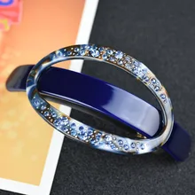 Women head wear new fashion cute hair clip flower ring vintage hair barrettes rhinestone hair accessories for women rhinestone vintage flower ring