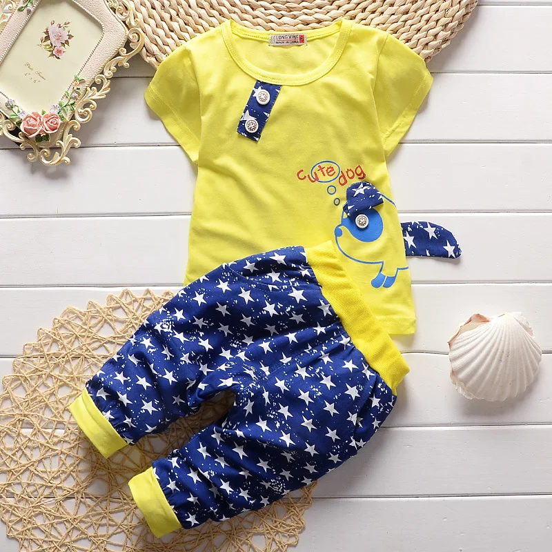 New Summer Kids Clothes Children Clothing Baby Boy Clothes Set Toddler Baby Boys Clothing Set