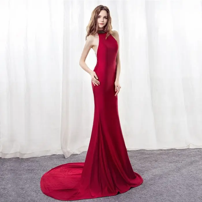 Zmvkgsoa vestido longo элегантное женское сексуальное платье с открытой спиной тонкое