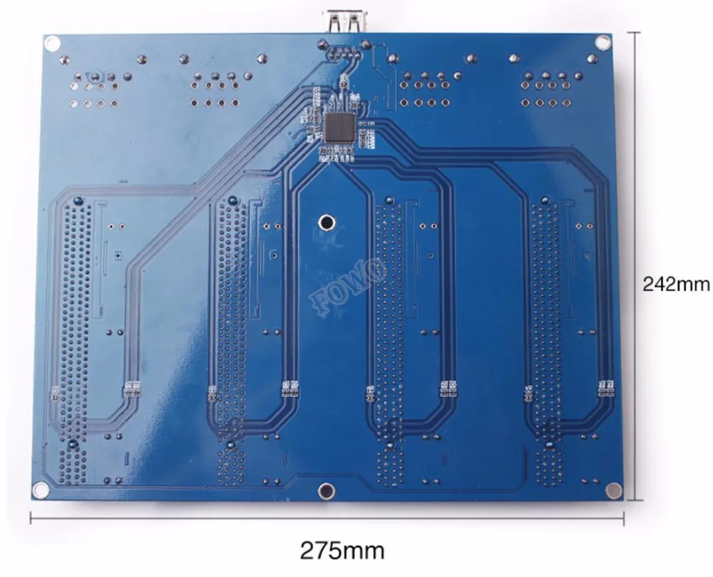 PCI-E поворотный кабель-соединитель карты от 1 до 4 PCI-E 1X расширения карты 4 порта PCIe слоты/PCIe порт карты множители для Miner BTC