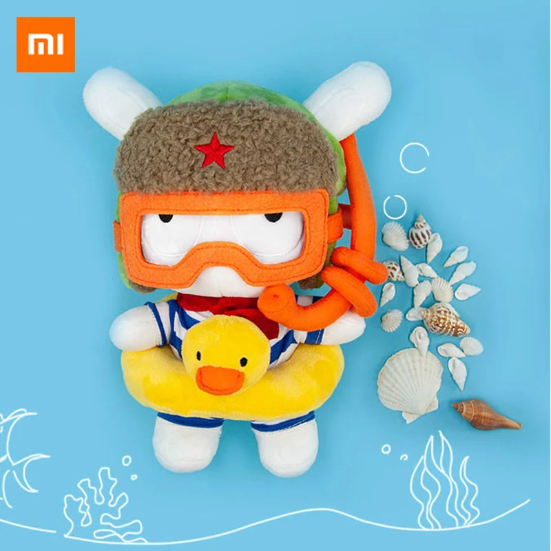 Оригинальный xiaomi 25 см diver Миту плюша кролик кукла лето тема мультфильм милые