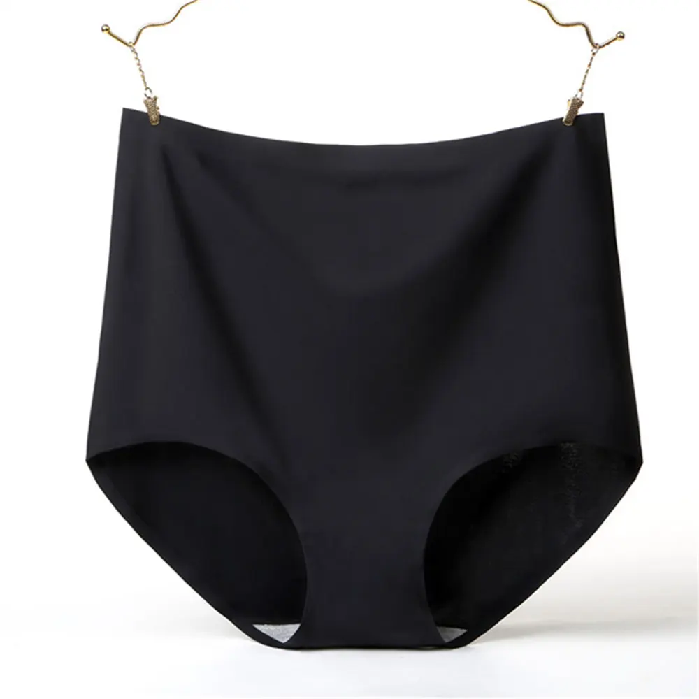 Seamless Breathable Pantie Solid Cool pants Refreshing High Waist Women Panties Female Underwear Hot sale Lingerie 4xl xxxl xxl