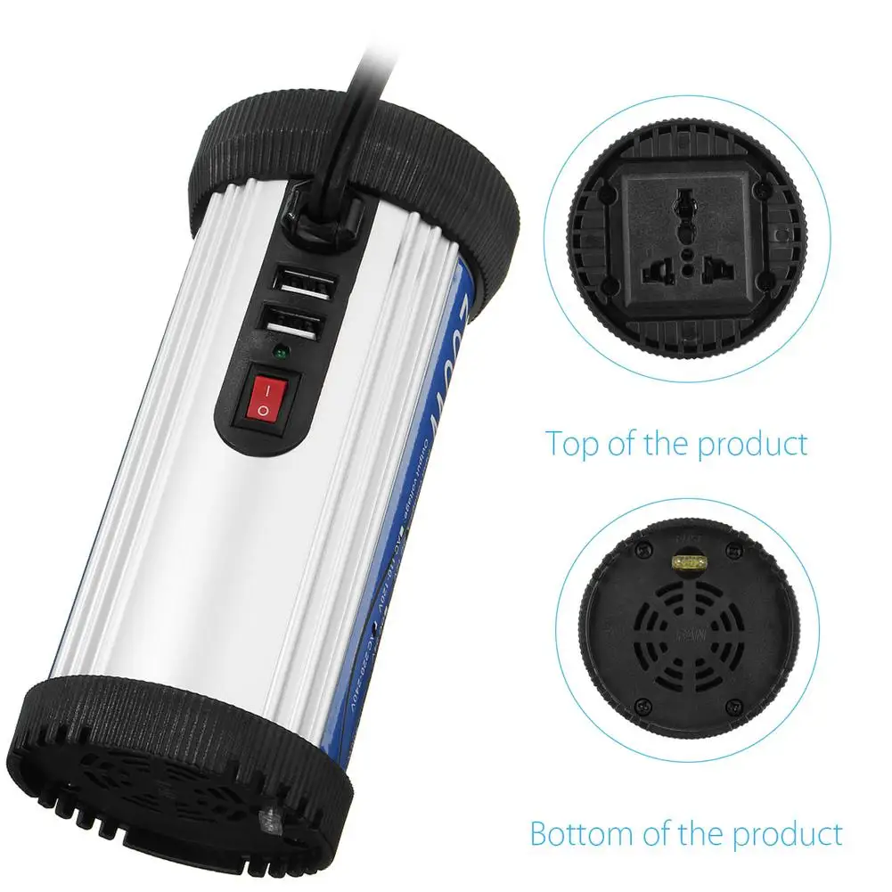 

150W Car Power Inverter DC 12V To AC 240V Charger Converter USB Portable Camping Voltage Converter Quick Charger Car Inverters
