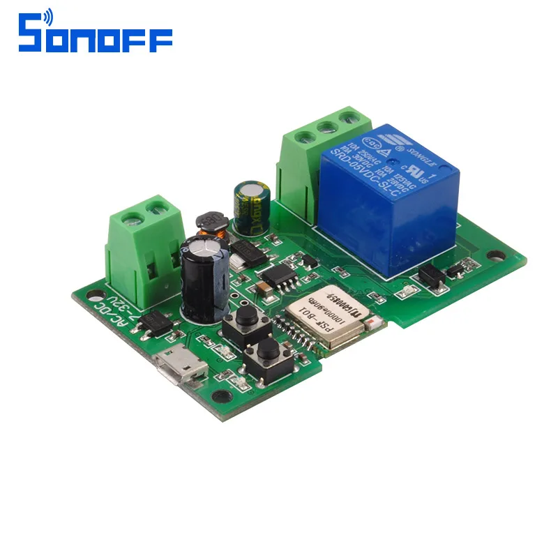 3 шт. DC 5 в 12 В 24 32 Sonoff WiFi умный переключатель diy реле дом через ios Android телефон пульт