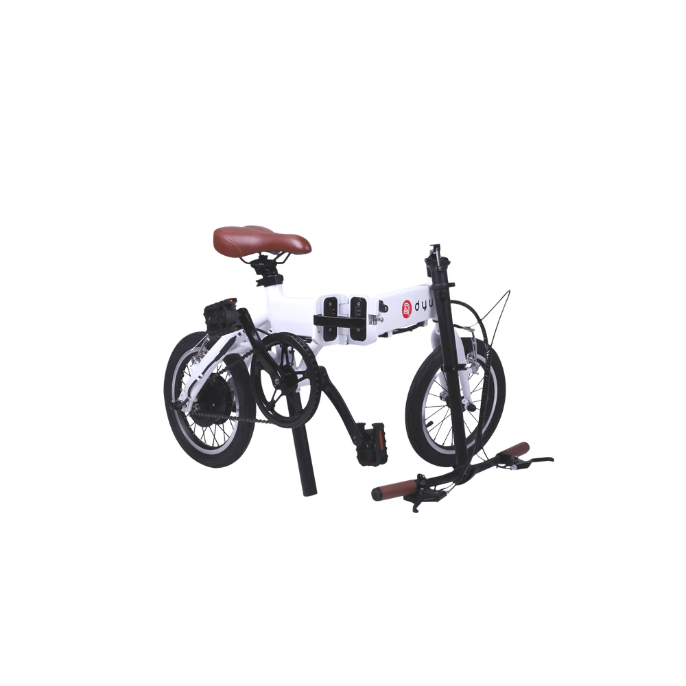 Flash Deal 2017 DYU A1 Power-assisted Electric Foldable Bike  With 14inch Tire 4