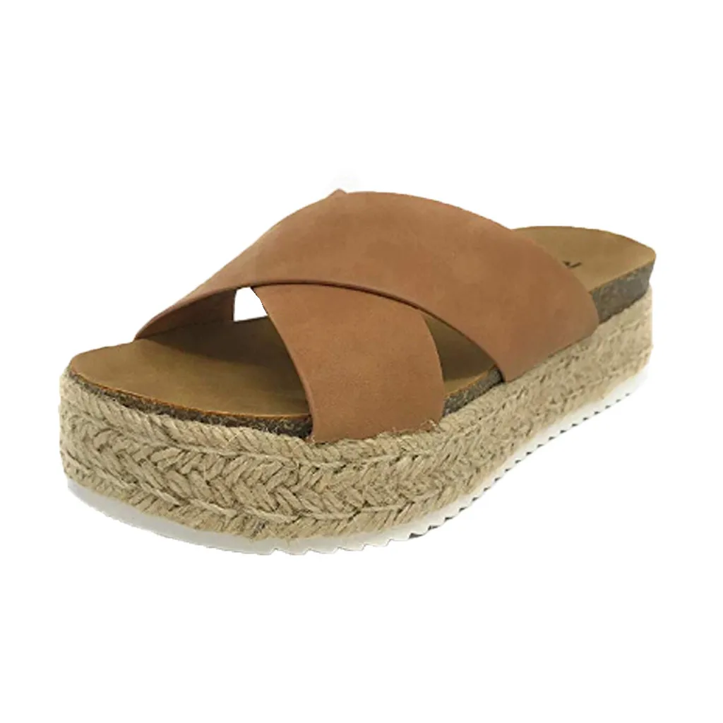 

Casual Women Slippers Rubber Sole Flatform Beach Shoe Summers Open Toe Sandals fashion Thick-Soled Wear-Resistant Slipper Apr 26