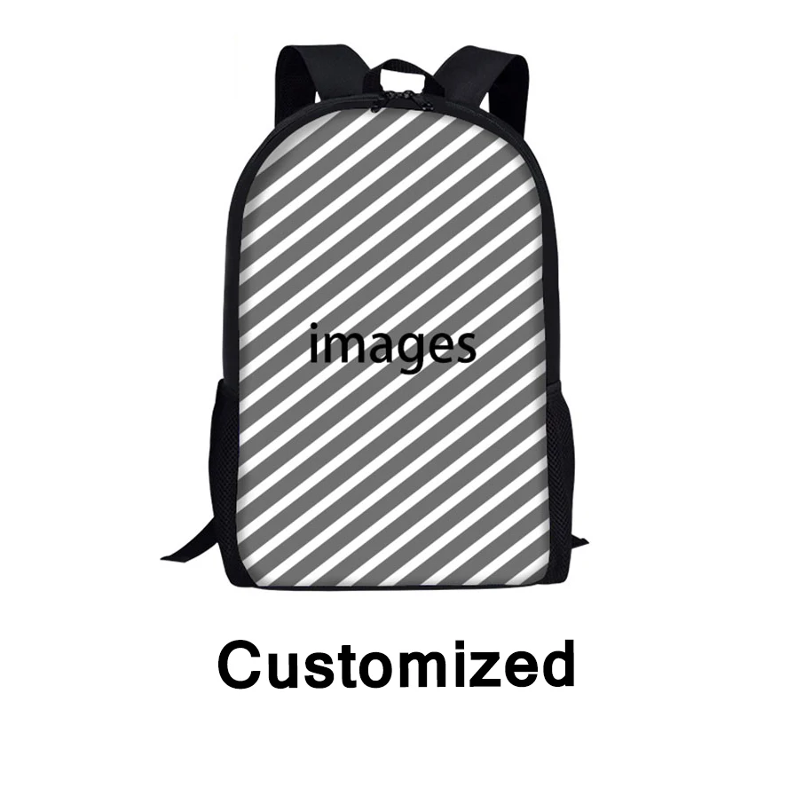 THIKIN Kawaii African Doll Pattern School Bags Backpacks Five Girls Print Kids Backpack Popular 3 PCS/SET Children Daily Bagpack THIKIN Kawaii African Doll Pattern School Bags Backpacks Five Girls Print Kids Backpack Popular 3 PCS/SET Children Daily Bagpack