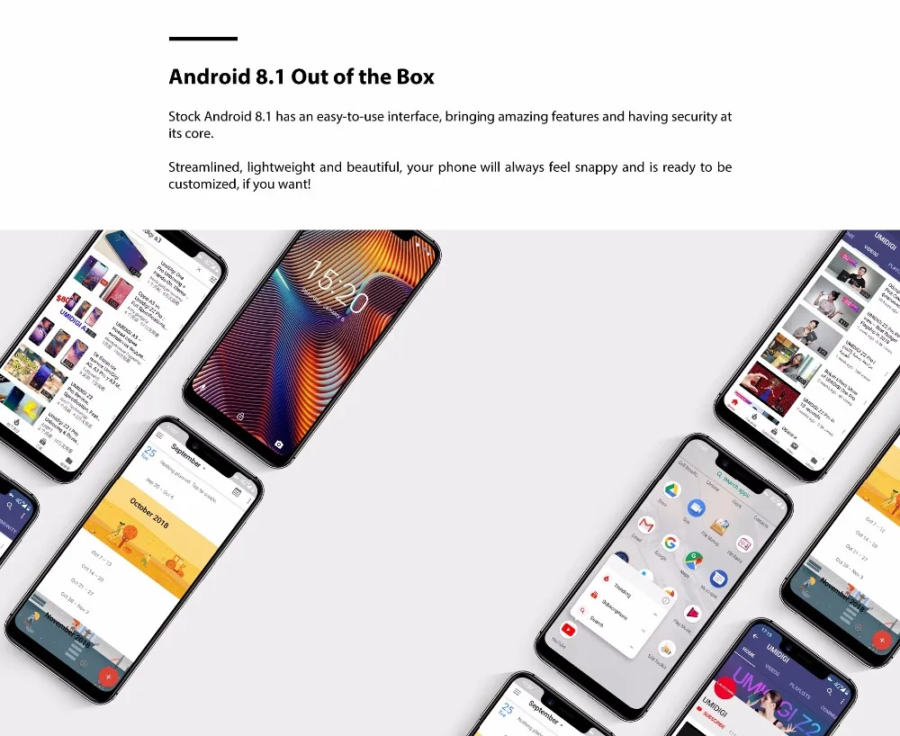 UMIDIGI A3 Pro глобальная лента Android 8,1 5," 19:9 полноэкранный смартфон, 3 Гб оперативной памяти, 32 Гб встроенной памяти, Quad core 12MP 5MP Face ID Dual core 4 аппарат не привязан к оператору сотовой связи для мобильного телефона