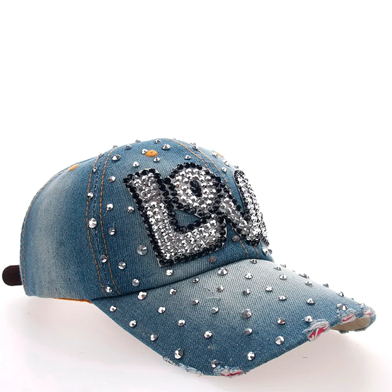 ladies baseball caps with bling womens brands women girls cap fashion classic bone hip hop hats rhinestones ladies baseball caps with bling womens brands women girls cap fashion classic bone hip hop hats rhinestones