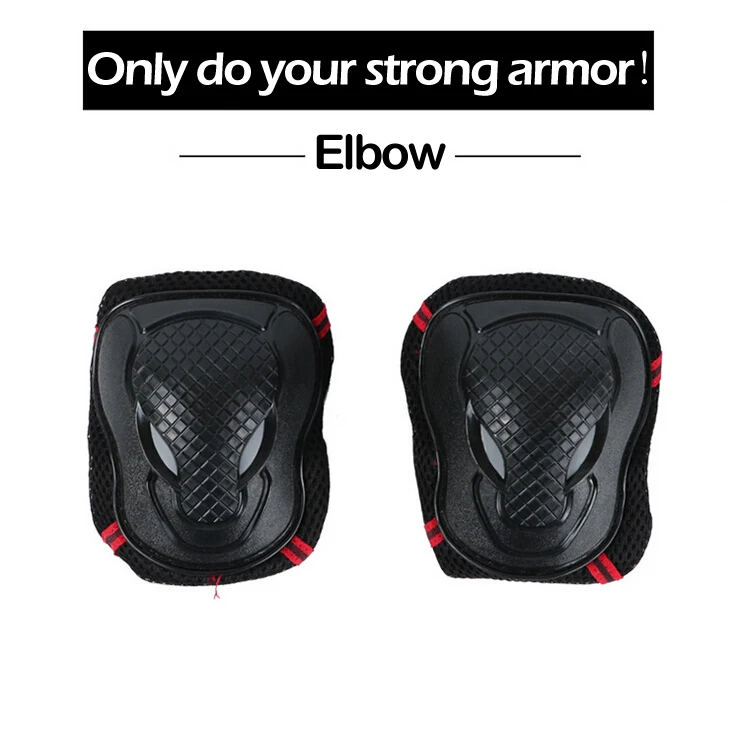 6pcs/set Skating Protective Gear Set Elbow pads Wrist Support Ski Skateboard Ice Skate Roller Knee Brace For Adult Kids Gift 6pcs/set Skating Protective Gear Set Elbow pads Wrist Support Ski Skateboard Ice Skate Roller Knee Brace For Adult Kids Gift