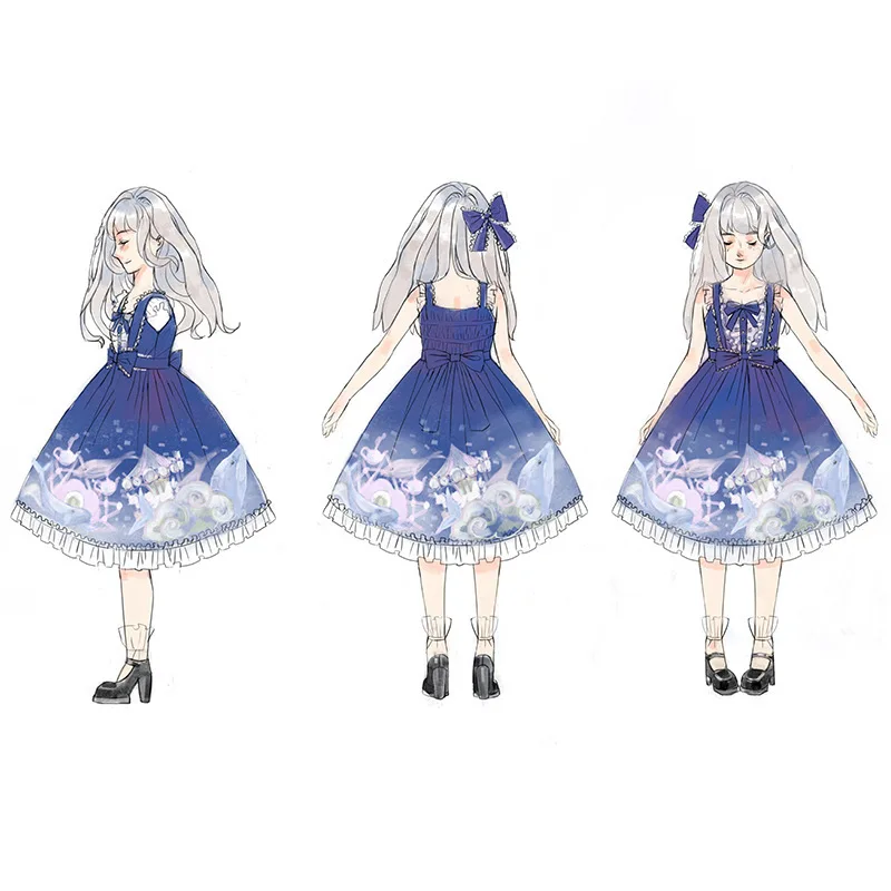 2019 Speciale Aanbieding Mooie En Zoete Droom Van De Nieuwe Japanse Walvissen Op Zachte Zus Lolita Jsk Jurk Rok Met schouderbandjes 2019 Speciale Aanbieding Mooie En Zoete Droom Van De Nieuwe Japanse Walvissen Op Zachte Zus Lolita Jsk Jurk Rok Met schouderbandjes