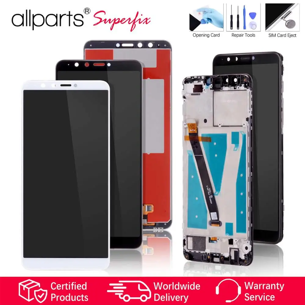 For HUAWEI Y9 2018 LCD Display Touch Screen Digitizer Assembly For 