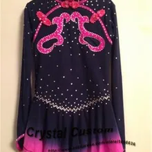 Г. платья для фигурного катания для девочек Модное Новое Брендовое платье Vogue для соревнования в фигурном катании по индивидуальному заказу DR3120