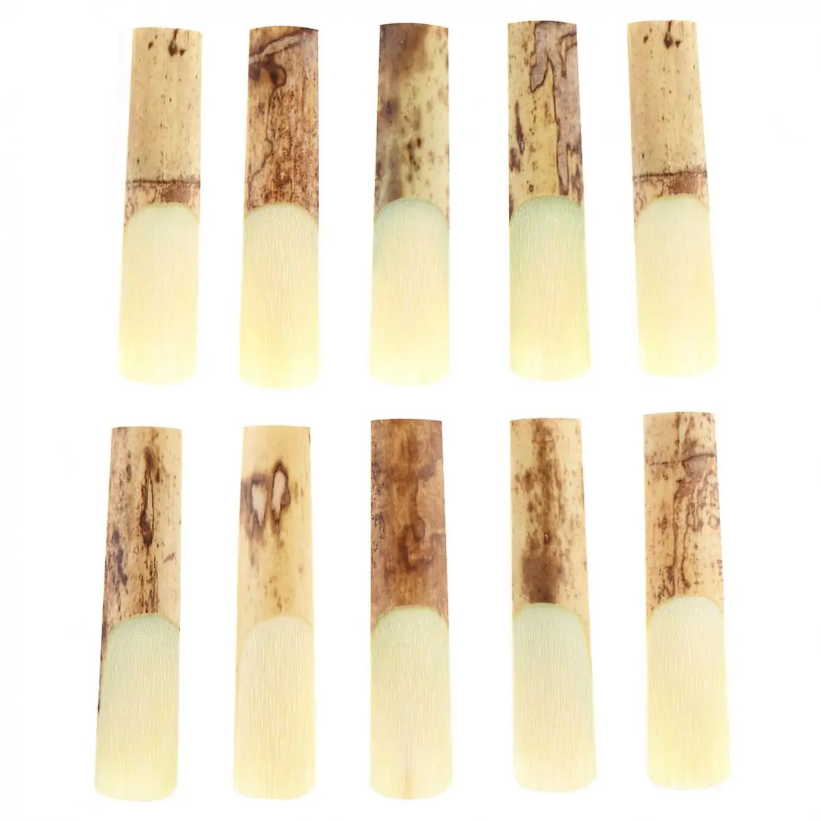 10pcs/lot Alto bE 2-1/2 Saxophone Reeds Bamboo Strength 2.5 for Saxophone Accessories Parts