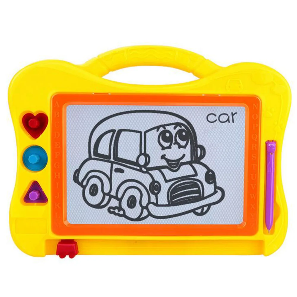 27*21*2cm Small Reusable Drawing Toy set One-click recovery whiteboard magnetic writing board for kid girl boy Education toy | Игрушки и
