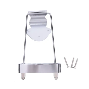 

Guitar Tailpiece Trapeze Open Frame Bridge For 6 String Archtop Guitar 13.5*8.4cm