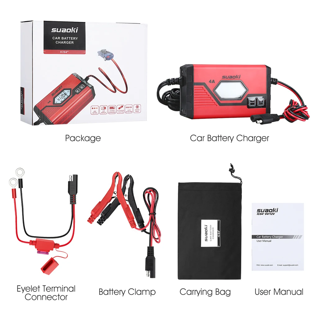 Suaoki ICS4 Plus стартер CarJump оригинальный внешний аккумулятор Внешняя аккумуляторная