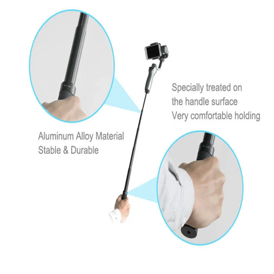 Extension Stick Rod Pole Scalable Holder for DJI OSMO Mobile 2 Handheld Smartphone OSMO Mobile 2 Zhiyun Smooth Gimbal Accessory-10