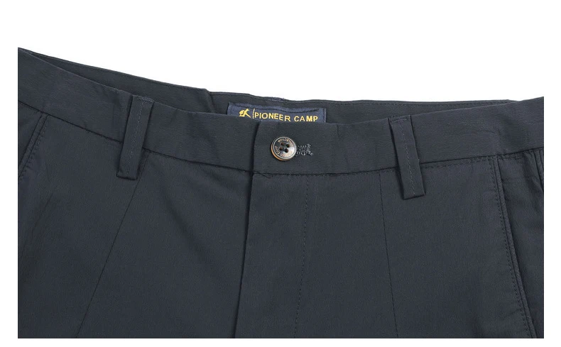 Пионерский лагерь Новые летние тонкие повседневные штаны брендовая одежда повседневные узкие брюки качество хлопка стрейч Штаны мужчины