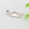 10Pcs  Zinc Alloy Origami Paper Boat Folding Art Charm Pendants  For Jewelry Making Findings 10x25mm A-452 5