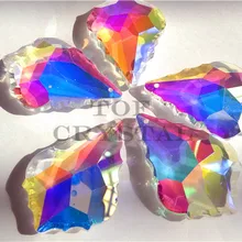 Оптовой(168 шт./лот) ab Цвет French cut crystal prism 2 дюйма