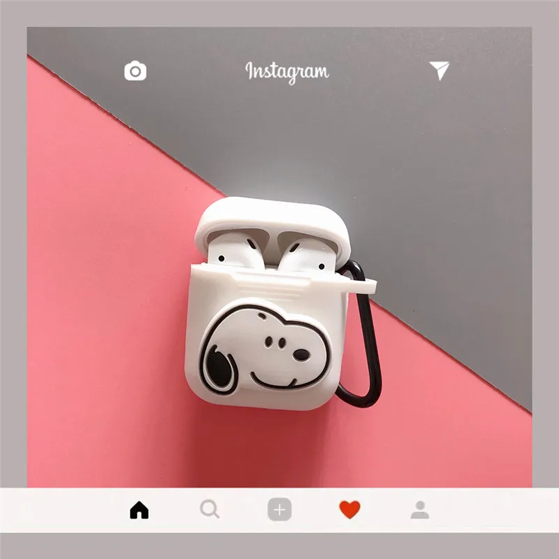 Мягкие ТПУ Силиконовые милые Мультяшные беспроводные наушники защитный чехол Чехлы для Apple Airpods 2 Funda Box Для Air Pods аксессуары - Цвет: 7
