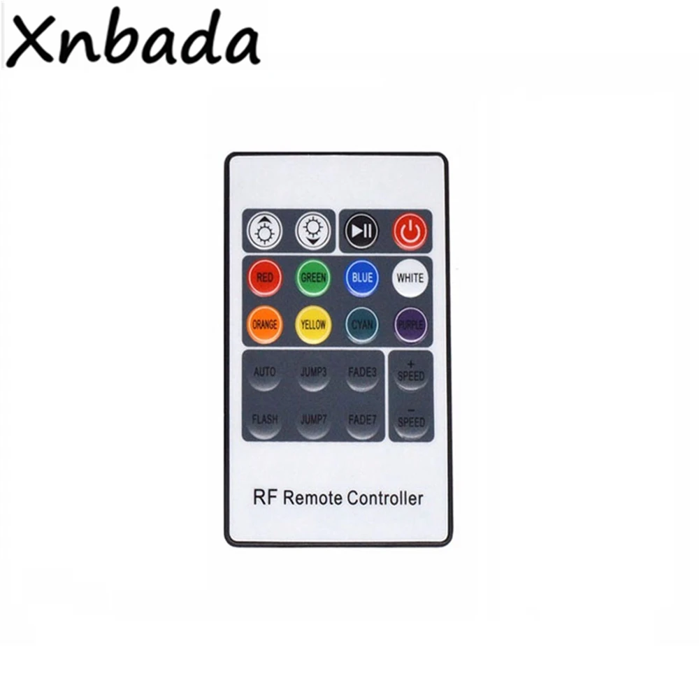 36A 360 Вт РЧ пульт дистанционного управления RGB светодиодный контроллер с 20 клавишами дистанционного управления для 3528 5050 RGB светодиодные полосы света DC12-24V