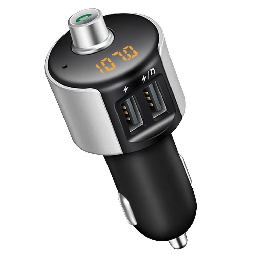 3.4A Bluetooth Car USB Charger FM Transmitter Wireless Radio Adapter MP3 Player