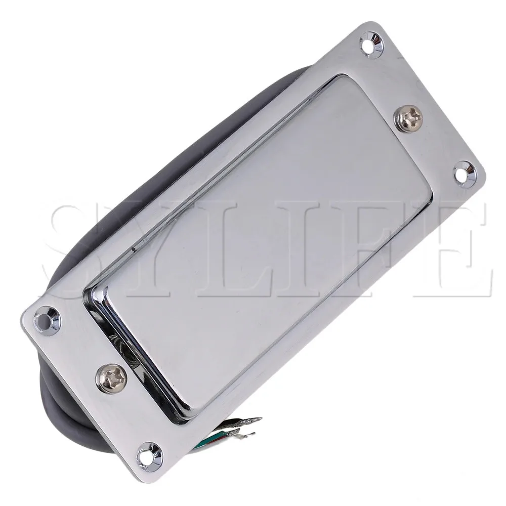

Silver Electric Guitar Mini Humbucker Pickup Set Sealed Fit Electric Guitar