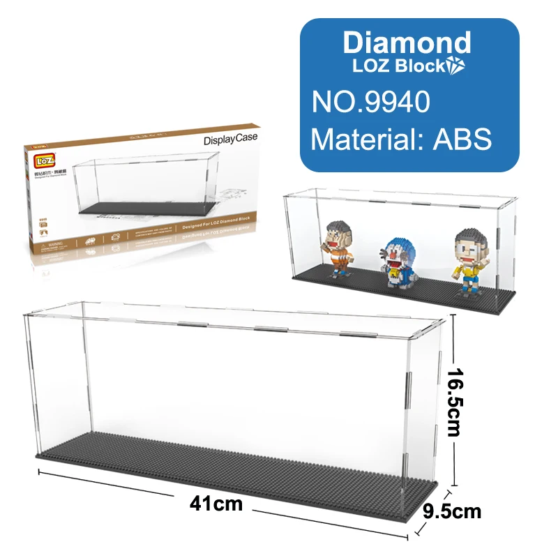 LOZ витрина бокс для моделей игрушки diamond аниме фигурки здания Конструкторы